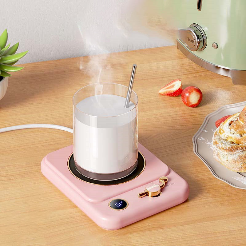 Electric Coffee Mug Warmer – Smart Desk Beverage Heating Pad with Digital Display