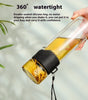 Double Layer Borosilicate Glass Tea Bottle with Tea Strainer