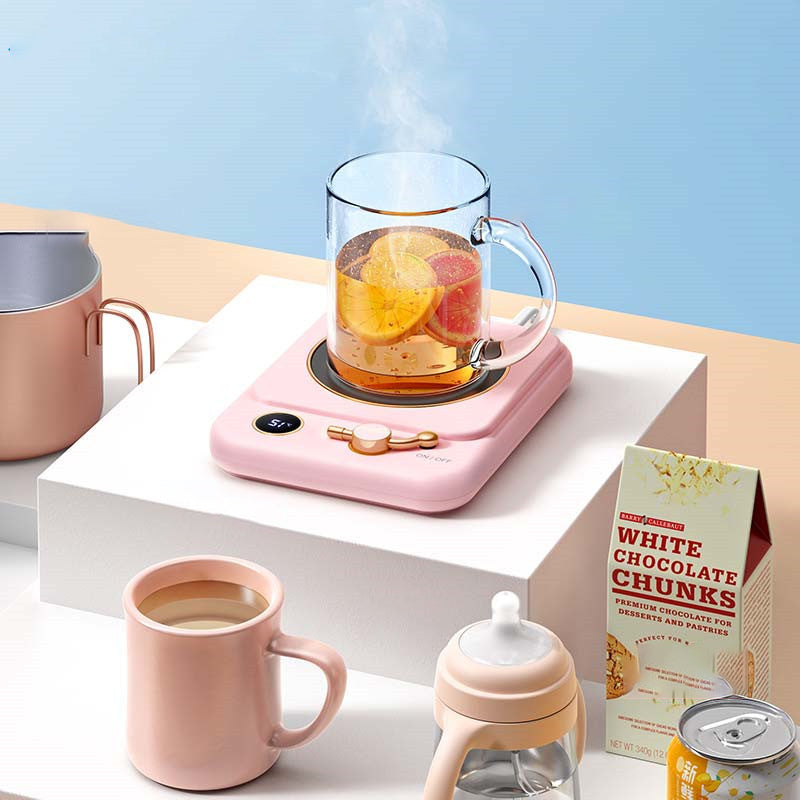 Electric Coffee Mug Warmer – Smart Desk Beverage Heating Pad with Digital Display