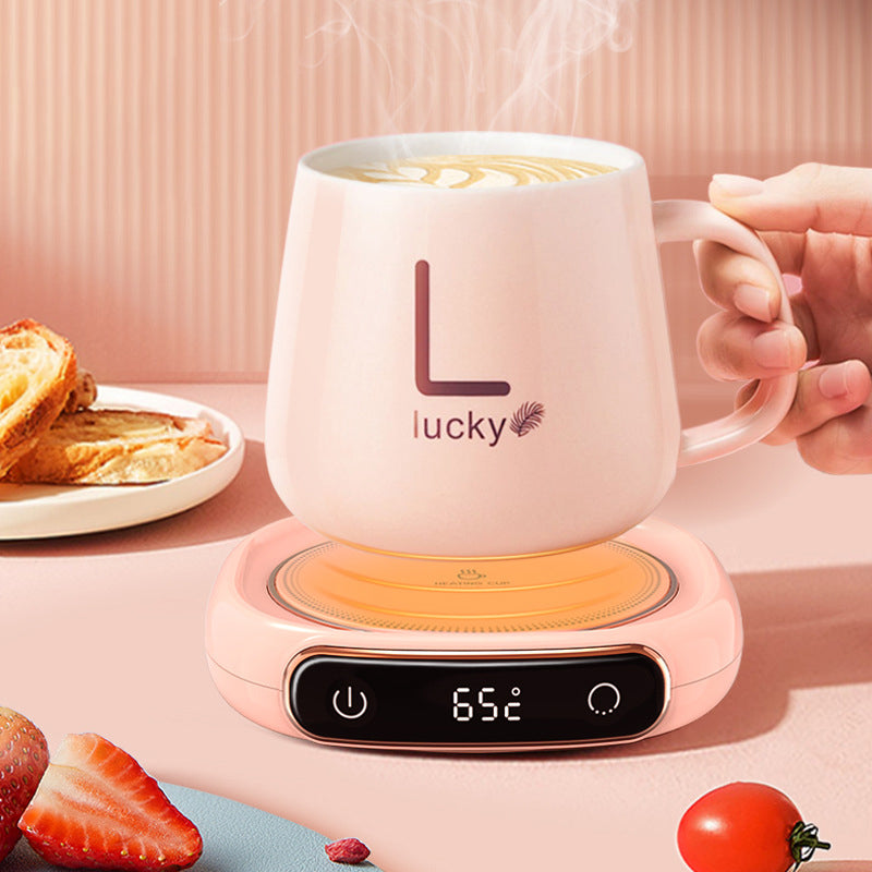 Electric Coffee Mug Warmer – Smart Desk Beverage Heating Pad with Digital Display
