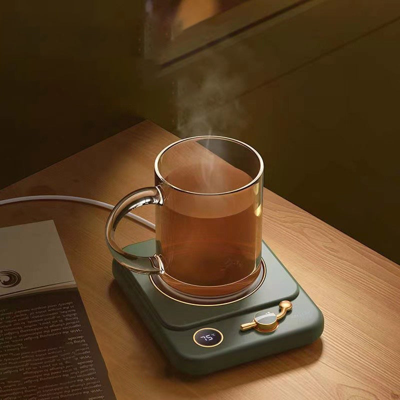 Electric Coffee Mug Warmer – Smart Desk Beverage Heating Pad with Digital Display
